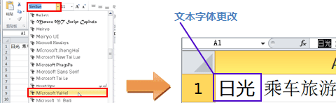 如何在Excel表中设置文本的格式