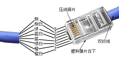 网线基本知识的接头方法